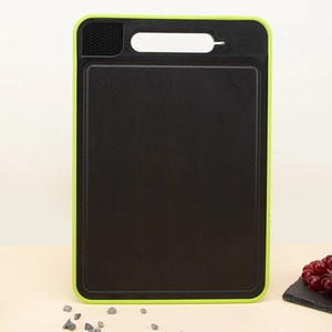 Multifunctional defrosting cutting board with built-in sharpener and hanging hole
