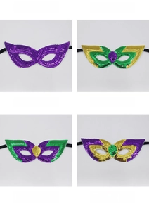 Pailletten masker voor carnaval verkleedpartij feest oogmasker kostuum accessoires.
