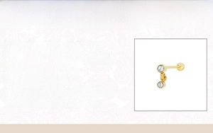 Detailed product specifications for 925 Sterling Silver Cubic Zirconia stud earrings