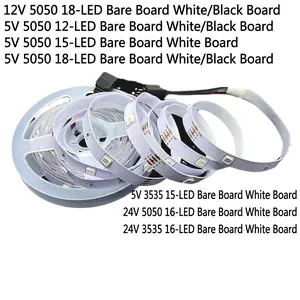 RGB LED Strip Lights Flexible SMD 5050 3535 Tape Lamp For Room TV Background Atmosphere Decor 5V 12V 24V