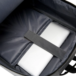 Waterproof 17-inch USB business backpack with a shockproof laptop compartment