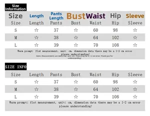 Size chart for the high-waisted polka dot lace skirt showing S, M, and L dimensions