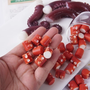 Realistic artificial octopus tentacle slices for DIY crafts and display props
