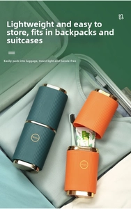 Portable travel toothbrush case with textured vertical stripes and gold finish caps