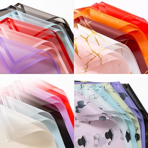Waterproof solid color bouquet wrapping paper in multiple artistic styles and colors