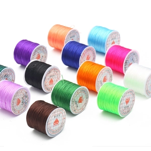 Strong stretchy crystal bead cord in multiple vibrant colors for DIY jewelry making