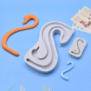 Stampo In Silicone A Collo Di Cigno Per Decorazione Torte Fondente Cioccolato Fai Da Te Forma A S 3D Design Corona