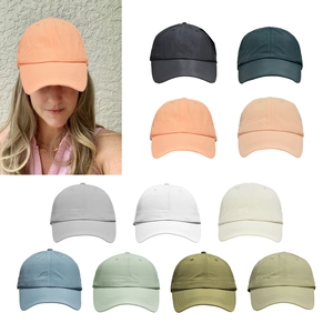 Unisex breathable quick-dry baseball caps in 11 assorted colors with soft top design