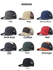 Mesh Trucker Cap Farbauswahl mit zehn atmungsaktiven Mehrfarben-Optionen für Outdoor-Aktivitäten