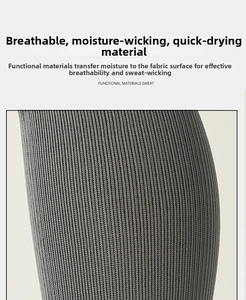 Close-up of breathable moisture-wicking compression sock fabric with vertical texture