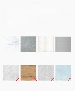 Instructional guide for adhesive wall hooks showing 4kg weight limit and surface types