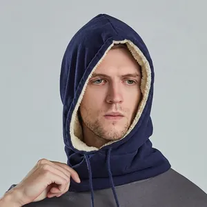 Balaclava Masque Facial Hiver Doublé Polaire Coupe-vent Thermique Cagoule Cache-cou Pour Cyclisme Ski Homme