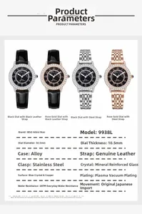 Detailed specs of IBSO 9938L watch with starry dial, alloy case, and 3ATM water resistance