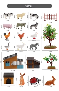 Guide détaillé des tailles des figurines d'animaux de la ferme et modèles de grange