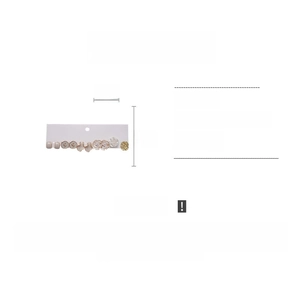 Detailed product specs of floral resin stud earrings set with alloy and faux pearl materials