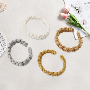 Handmade Woven Curtain Tieback Cotton Linen Rope Drapery Holdback Decorative Window Treatment Nordic Style Home Decor