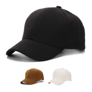 Baseball Cap Minimalist Solid Color Polyester Breathable Adjustable Metal Buckle Sun Protection Hat Men Women
