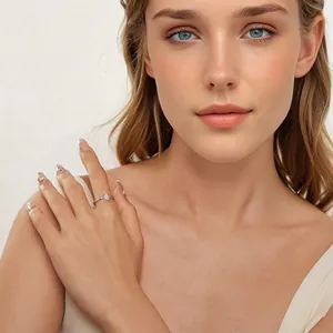 Minimalist S925 sterling silver ring featuring an aurora opal with pink marquise cut stone