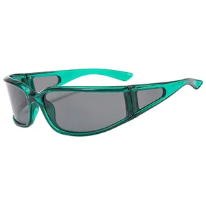 Sports Sunglasses PC Frame PC Lens UV400 Protection Wrap Around Cycling Outdoor Fashion Y2K Style Unisex