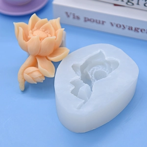 Lotus seed pod silicone mold for DIY cake decorating and chocolate mousse baking