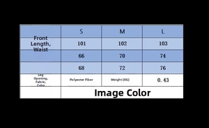 Tableau des tailles pour ensemble en tricot rayé avec mesures de taille et longueur