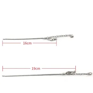 Adjustable minimalist snake chain bracelet available in 16cm and 19cm size options