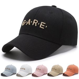 Cappellino Baseball Twill Cotone Lettera Ricamata Regolabile Dad Hat Visiera Curva Protezione Solare Uomo Donna