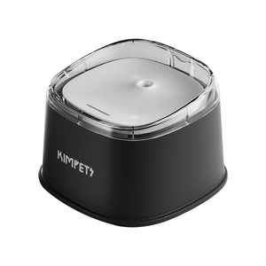KIMPETS automatic pet water fountain with minimalist black and white circulation base