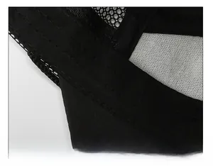 Close-up of moisture-wicking sweatband and reinforced stitching on a mesh baseball cap