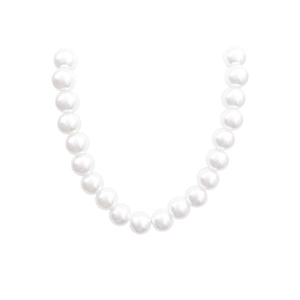 French vintage white pearl necklace with elegant luster for women's luxury style