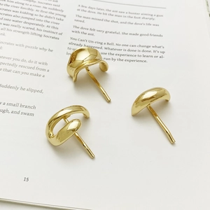 Minimalistische Legierung Metall Ponytail Hook Haarklammern Elegante Geometrische Haarnadel Für Damen Gold Silber Galvanisiertes Haar Haken Zubehör