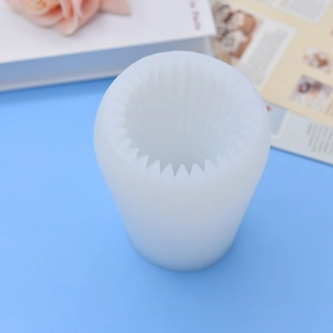 Origami-style Christmas tree silicone mold for DIY baking and candle making crafts