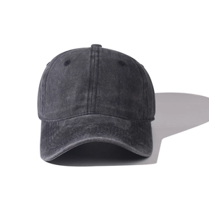 Casquette de Baseball Unisexe 100% Coton Délavé Ajustable Vintage Unie Dad Hat Visière Courbée Souple Sport Plein Air Soleil