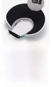 Detail view of foldable sun hat with removable windbreak rope and breathable interior