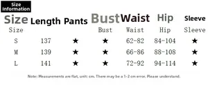 Detailed size chart for the backless V-neck maxi dress with measurements in centimeters