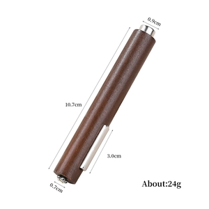 3-in-1 strong cylindrical cat eye magnet tool for nail art with wooden handle and clip