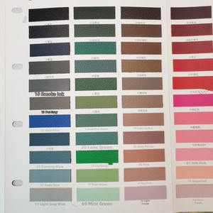 Nuancier détaillé de 40+ couleurs pour bandoulières réglables en cuir grainé litchi