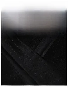 Close-up of a wide moisture-wicking sweatband with durable multi-row stitching detail