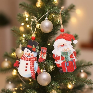Vintage European Christmas faceless doll ornaments on a warm lighted Xmas tree
