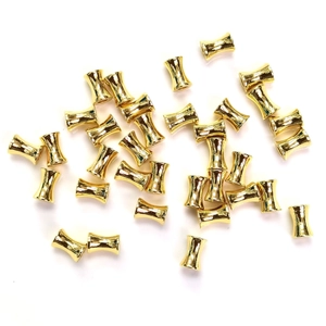 Gouden 14k gold-filled tussenkralen in botvorm voor DIY-sieraden en armbanden