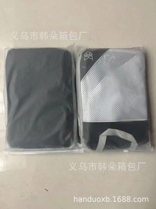 Detail of waterproof travel organizers with breathable mesh and sturdy dual zippers