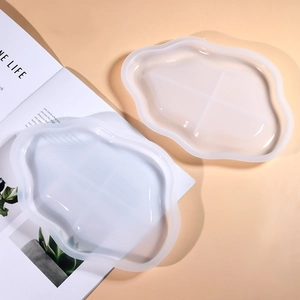 DIY Wolkenwellen Silikonform-Set für Epoxidharz-Schmucktabletts und Untersetzer