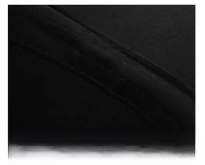 Detailed close-up of the thick sweatband and precision stitching inside the winter hat