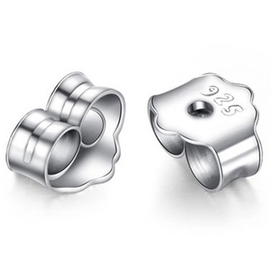 Ohrring Verschlüsse S925 Sterling Silber Schmetterling Verschluss Ersatz Für Ohrstecker DIY Schmuckzubehör
