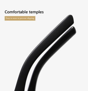 Detail of comfortable matte black temples with ergonomic non-slip design for secure fit