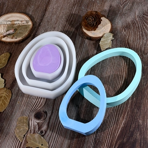 Stampo in silicone a nido d'uovo per ornamenti pasquali in resina fai-da-te e artigianali