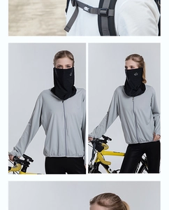 Close-up of lightweight breathable sun protection mask for cycling and outdoor sports
