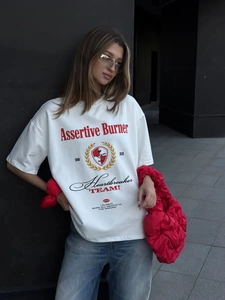 Γυναικείο Oversized T-Shirt Καθαρό Βαμβάκι Κοντομάνικο Στρογγυλή Λαιμόκοψη Γραφικό Σχέδιο Street Style Vintage Casual Top