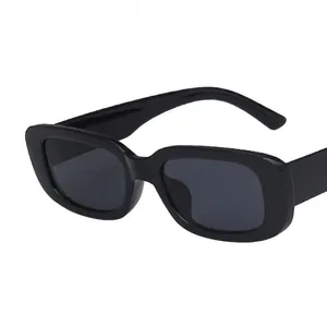 Retro Rectangle Kids Sunglasses UV400 Protection Vintage Square PC Frame AC Lens Fashion Trendy Eyewear