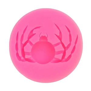 Stampo in silicone rosa con motivo a granchio per fondant e decorazione torte